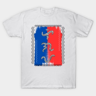 Philippine Flag / Baybayin word Ligaya (Happiness) T-Shirt
